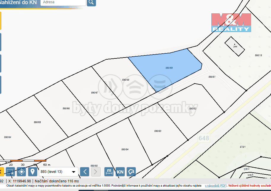 Pozemek Prodej pozemku k bydlení, 1259 m², Vojkovice - Frýdek - Místek | Bazoš.cz