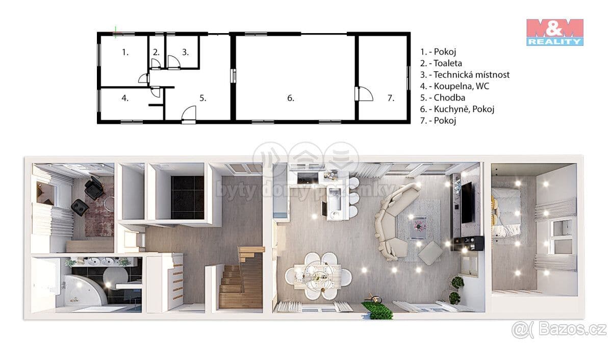 Pozemek Prodej pozemku k bydlení, 961 m², Pavlovice u Vlastějovic - Kutná Hora | Bazoš.cz
