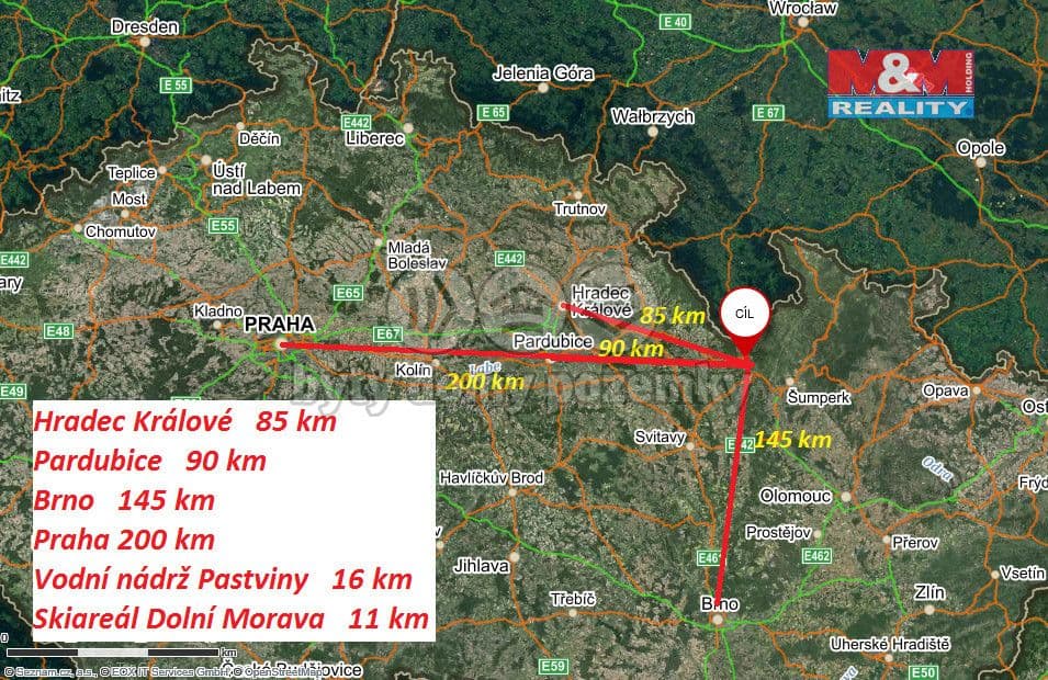 Pozemek Prodej pozemku k bydlení, 1000 m², Červená Voda - Ústí nad Orlicí | Bazoš.cz