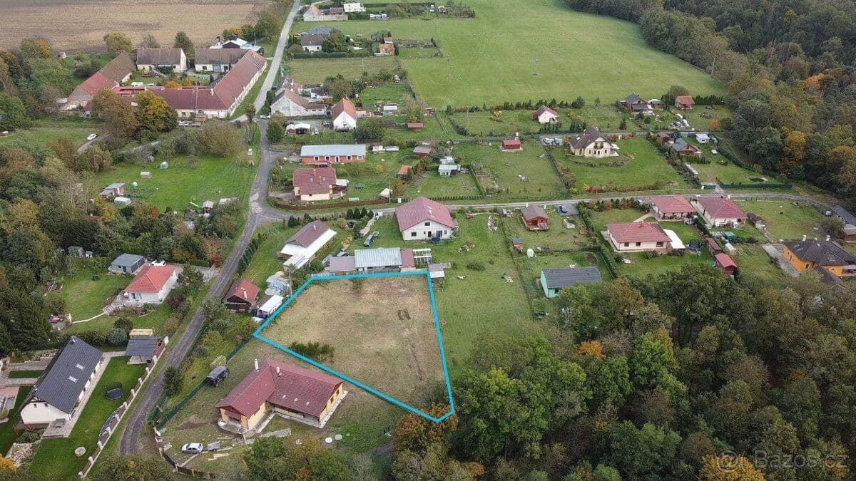 Pozemek Stavební pozemek 1572 m2, Bežerovice - Tábor | Bazoš.cz