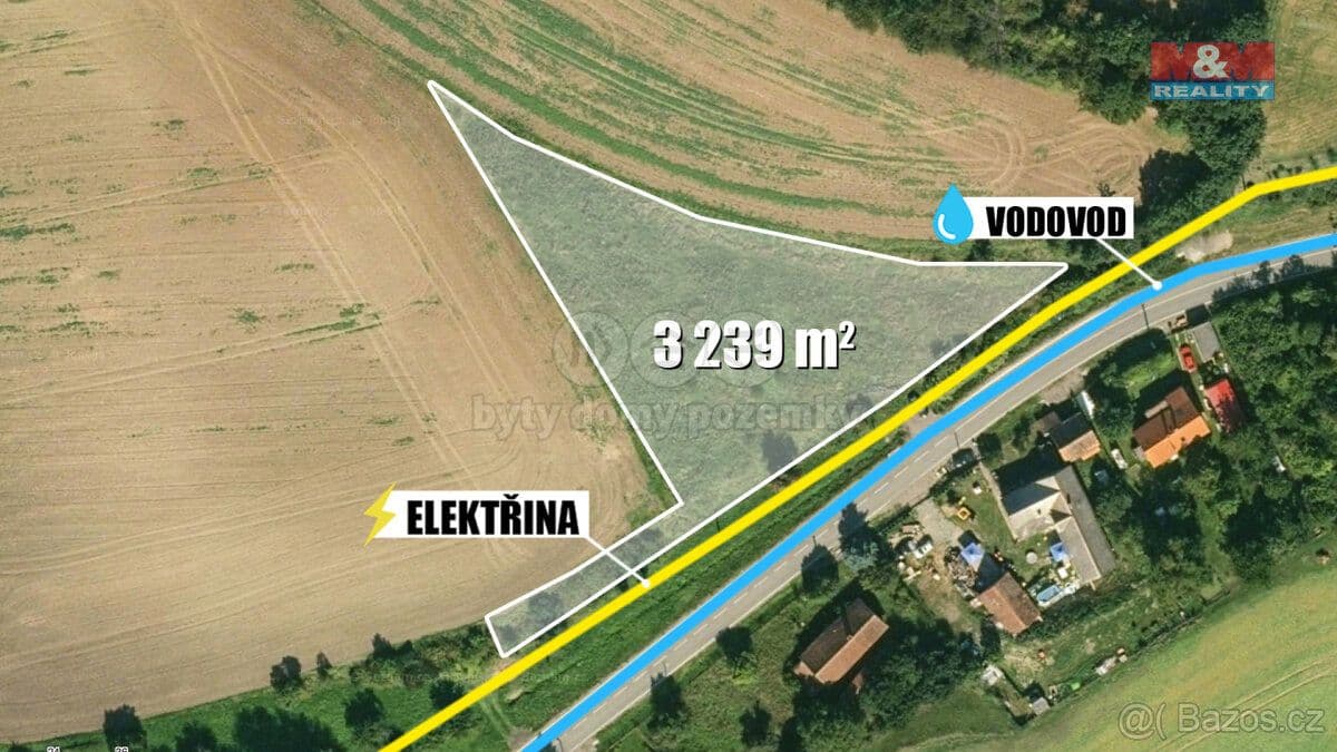 Pozemek Prodej pozemku, 3239 m², Rokytňany - Jičín | Bazoš.cz