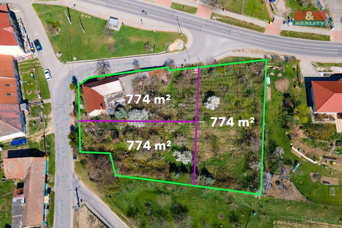 Pozemek Prodej pozemku k bydlení, 2322 m², Dyje - Znojmo | Bazoš.cz