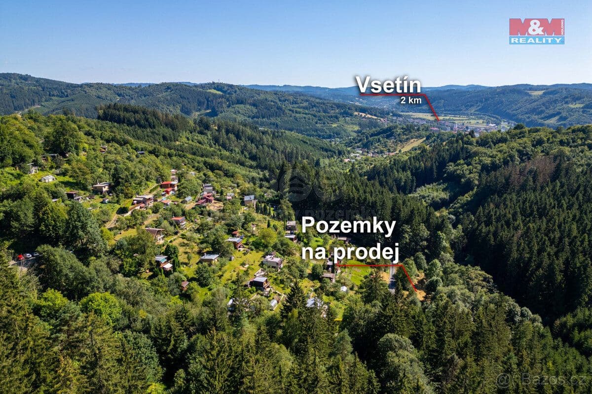 Pozemek Prodej zahrady, 451 m², Vsetín - Vsetín | Bazoš.cz