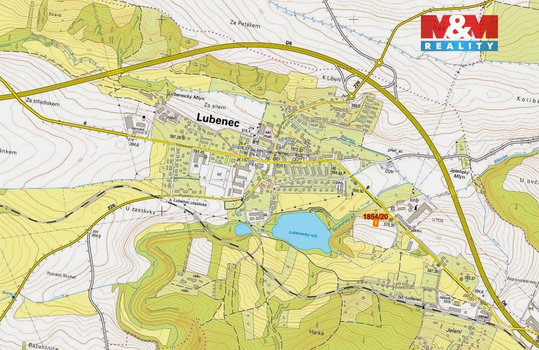 Pozemek Prodej pozemku k bydlení, 715 m², Lubenec - Louny | Bazoš.cz 2