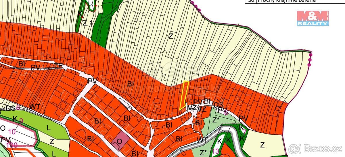 Pozemek Prodej pozemku k bydlení, 377 m², Ořechov - Uherské Hradiště | Bazoš.cz