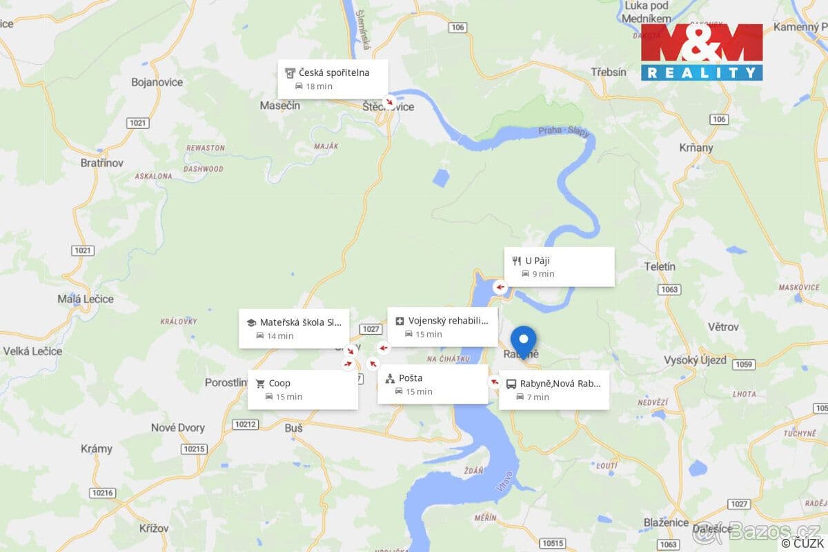 Pozemek Prodej pozemku k bydlení, 666 m², Rabyně - Praha - západ | Bazoš.cz