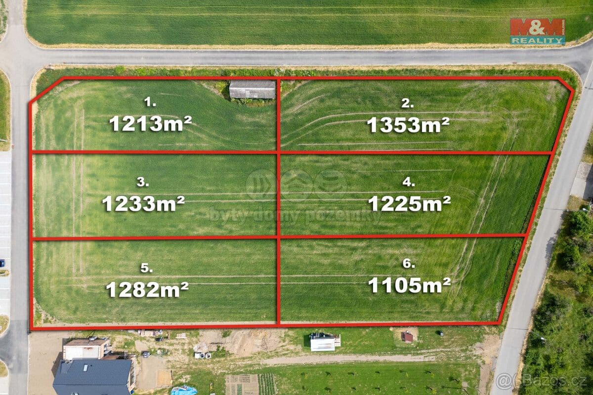 Pozemek Prodej pozemku k bydlení, 1282m², Přerov - Dluhonice - Přerov | Bazoš.cz