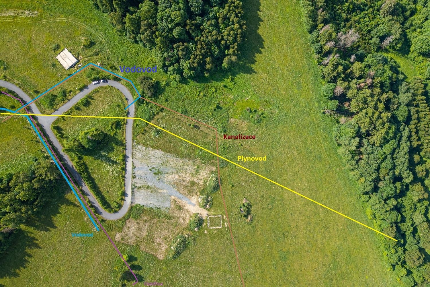 Pozemek Prodej komerčního pozemku 1 179 m²