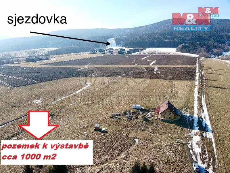 Pozemek Prodej pozemku k bydlení, 1000 m², Červená Voda - Ústí nad Orlicí | Bazoš.cz