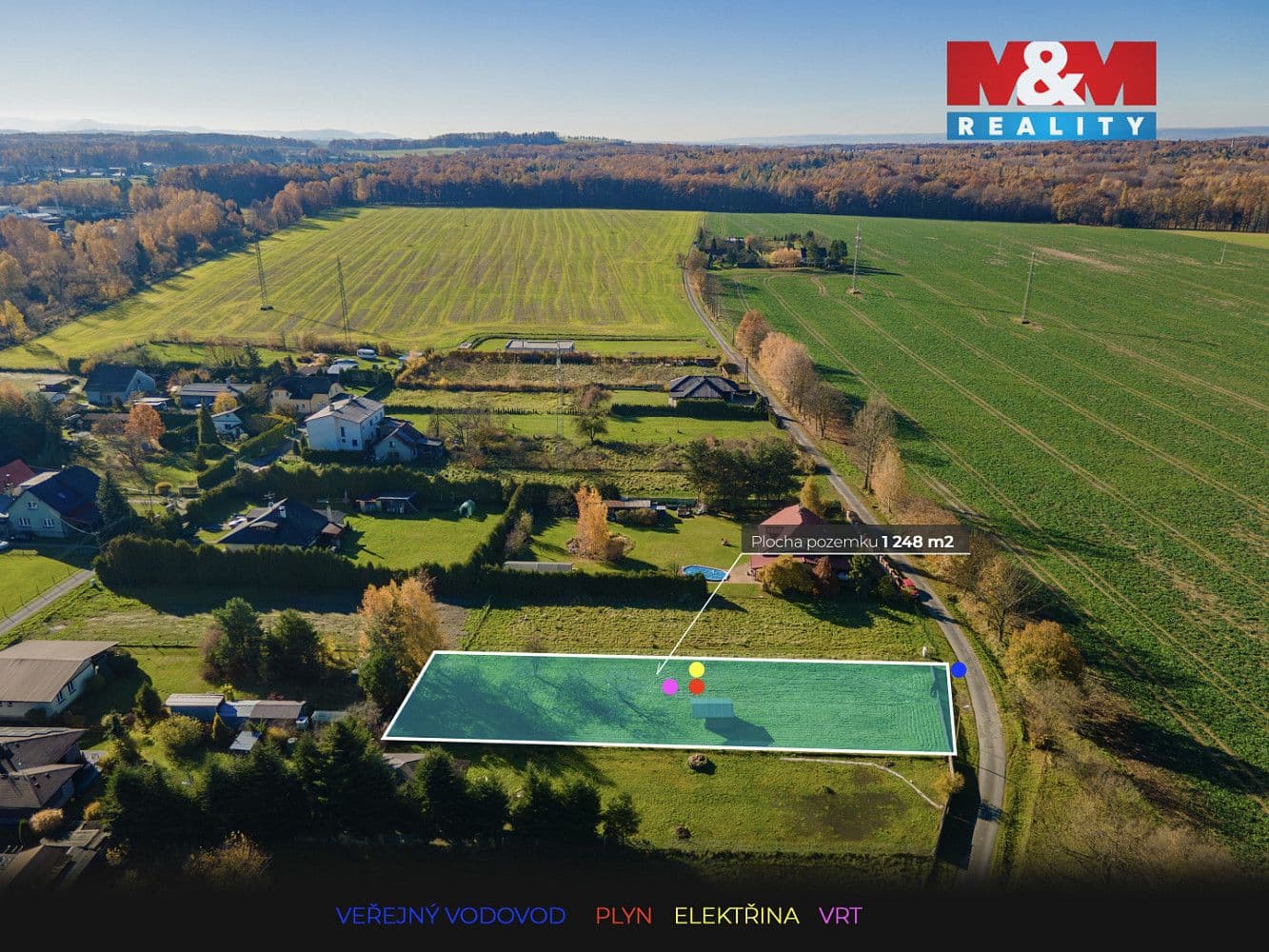 Pozemek Prodej stavebního pozemku 1 284 m²