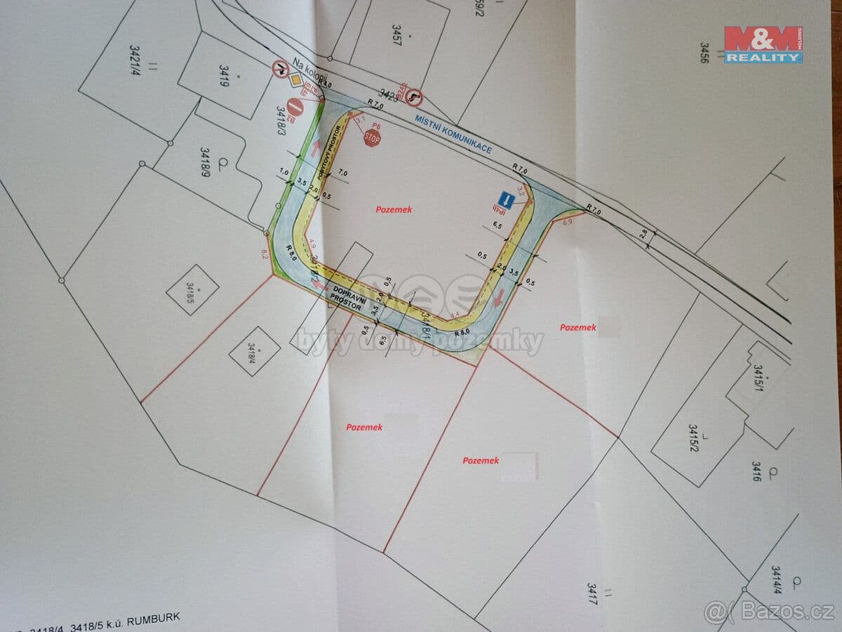 Pozemek Prodej pozemku k bydlení, 1 168 m², Rumburk - Děčín | Bazoš.cz