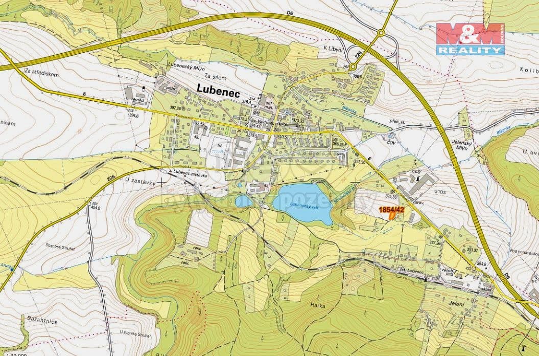 Pozemek Prodej pozemku k bydlení, 703 m², Lubenec - Louny | Bazoš.cz