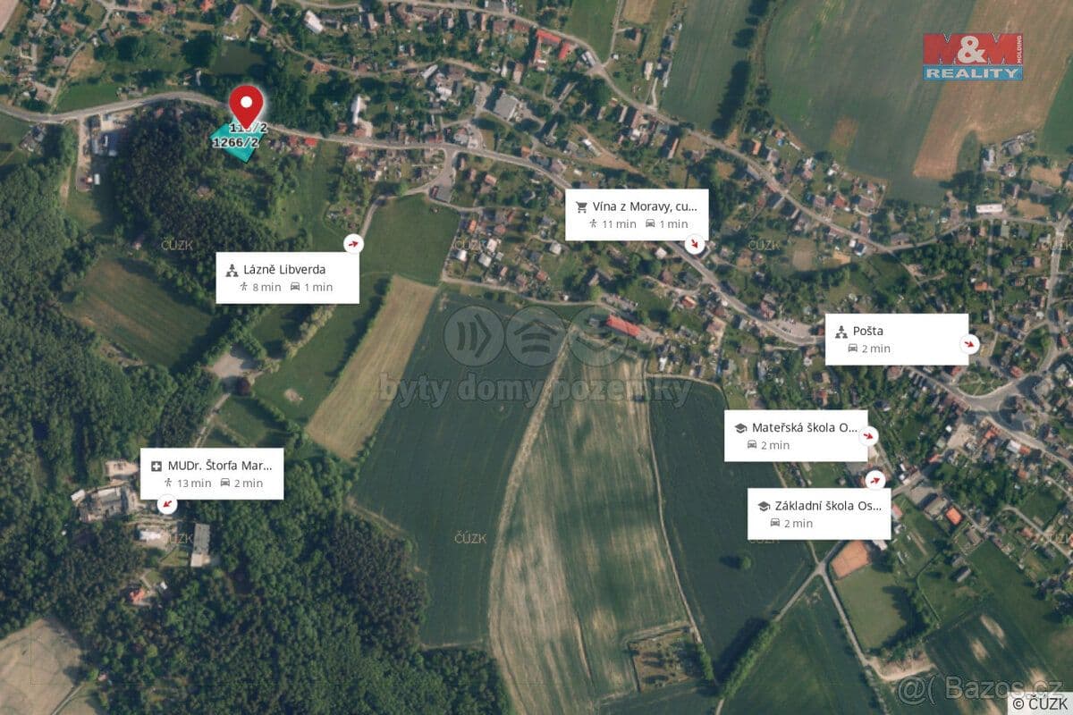 Pozemek Prodej pozemku k bydlení, 2552 m², Osečná - Liberec | Bazoš.cz