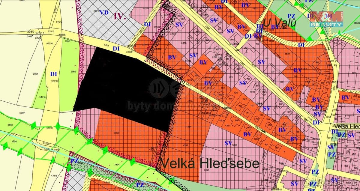 Pozemek Prodej pozemku k bydlení, 19985 m², Velká Hleďsebe - Cheb | Bazoš.cz