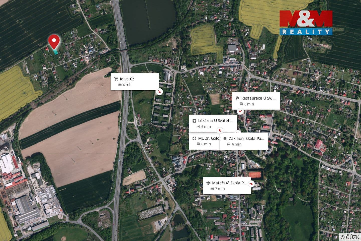 Pozemek Prodej stavebního pozemku 1 284 m²