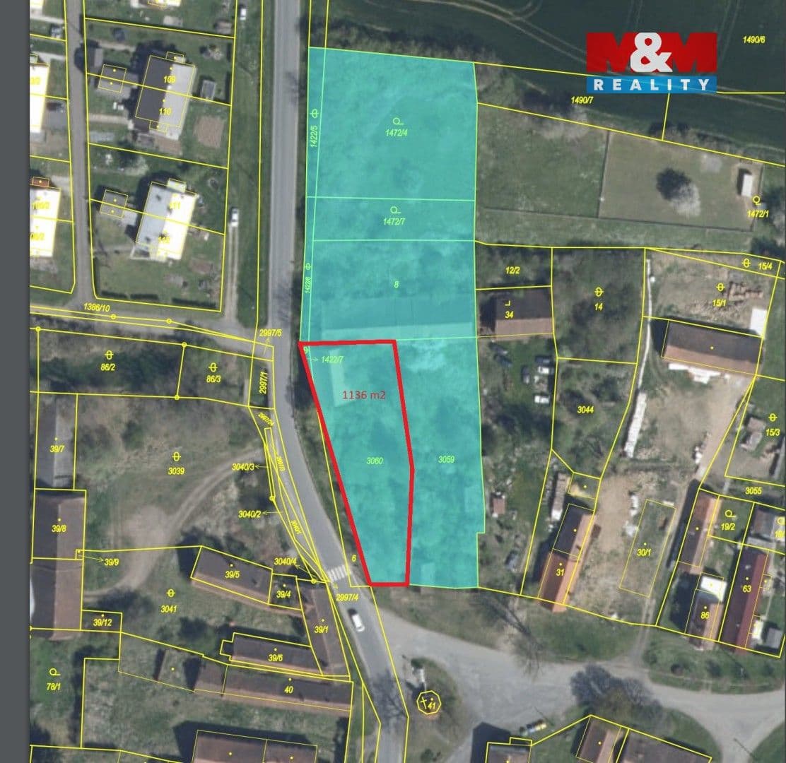Pozemek Prodej pozemku k bydlení, 1152 m², Líšina - Plzeň-jih | Bazoš.cz