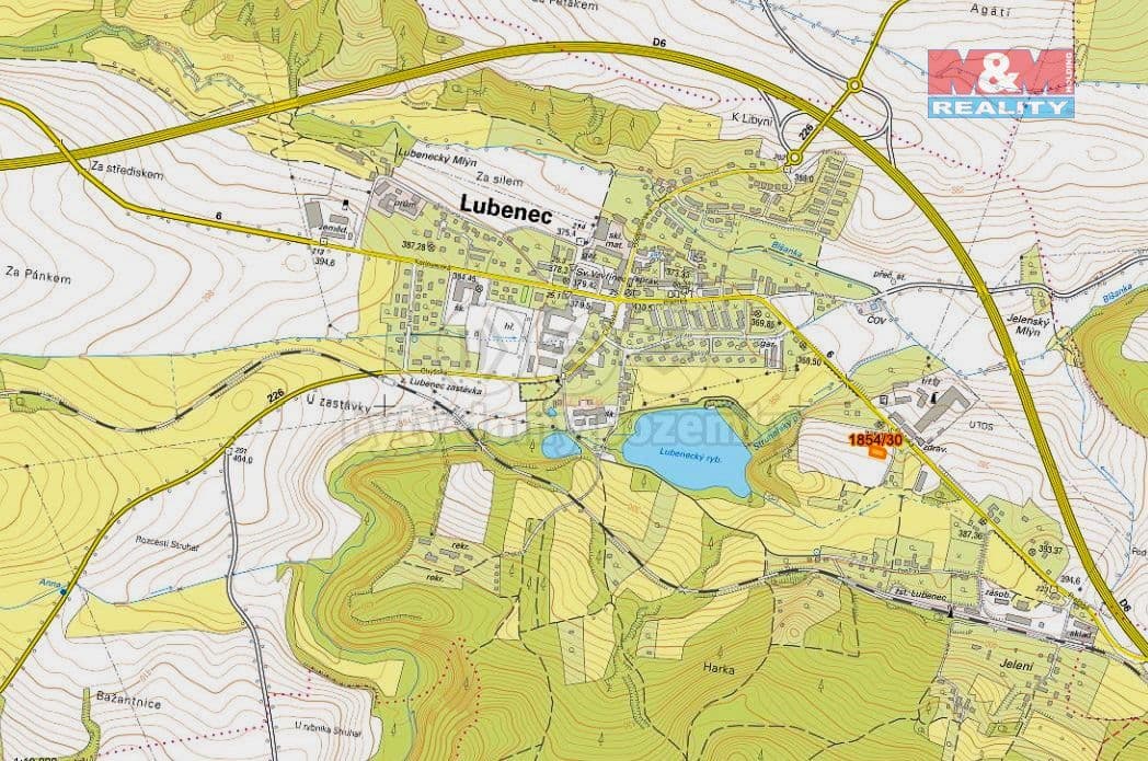 Pozemek Prodej pozemku k bydlení, 710 m², Lubenec - Louny | Bazoš.cz