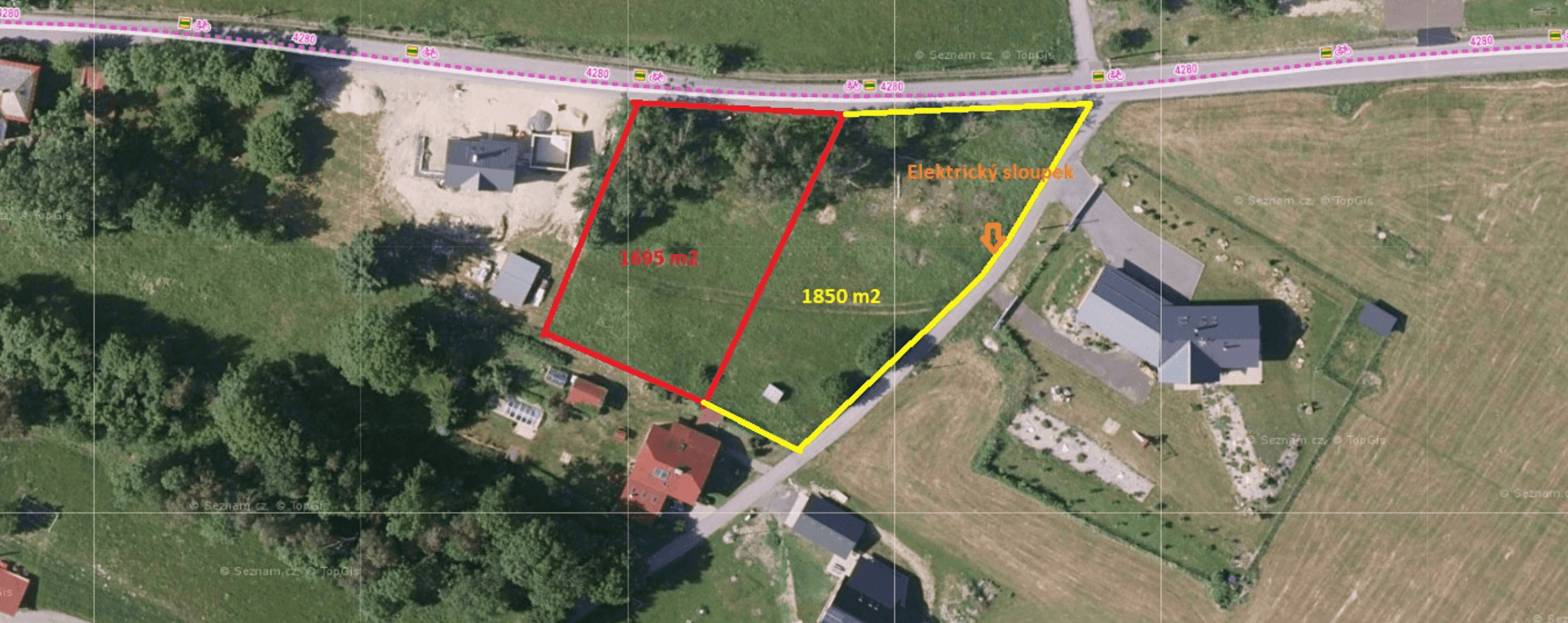 Pozemek Prodej stavebního pozemku | 1900 Kč/m2 Pozemek Prodej stavebního pozemku | 1900 Kč/m2