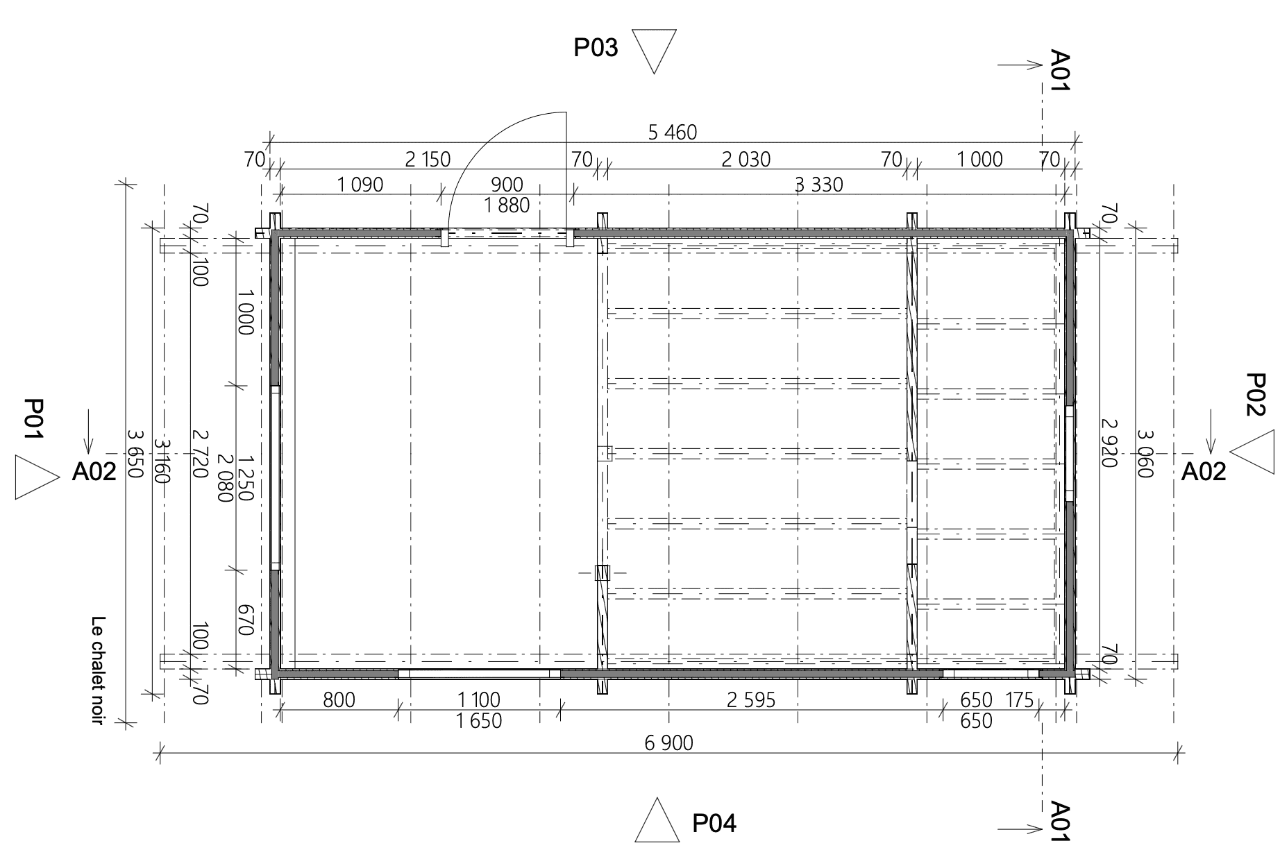Chalet Noir od Le Chalet Noir Chalet Noir 6