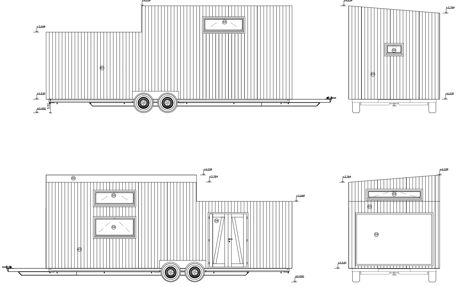Tiny house Nováček 9m od Truhlářství Rillich Tiny house Nováček 9m 6