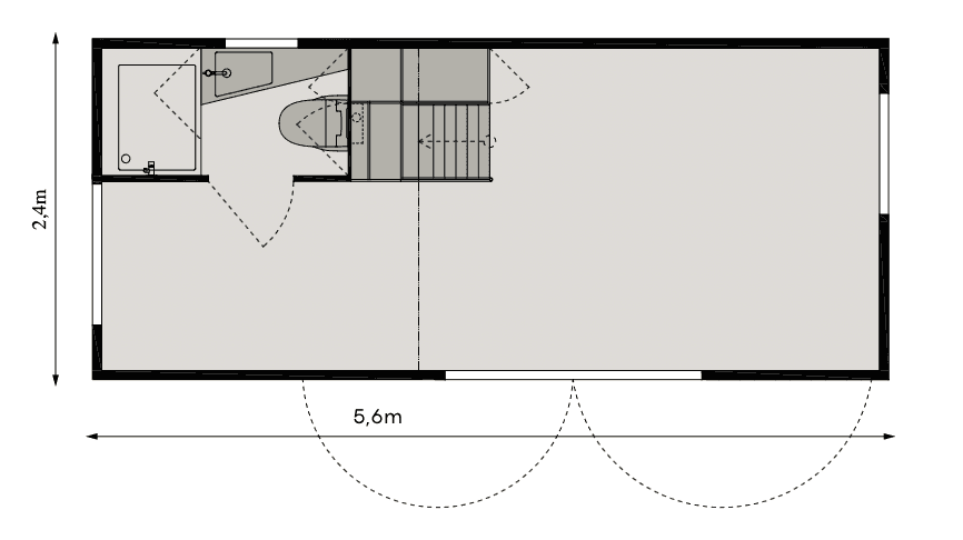 Hut 1+1 od Mobile Hut Hut 1+1 6