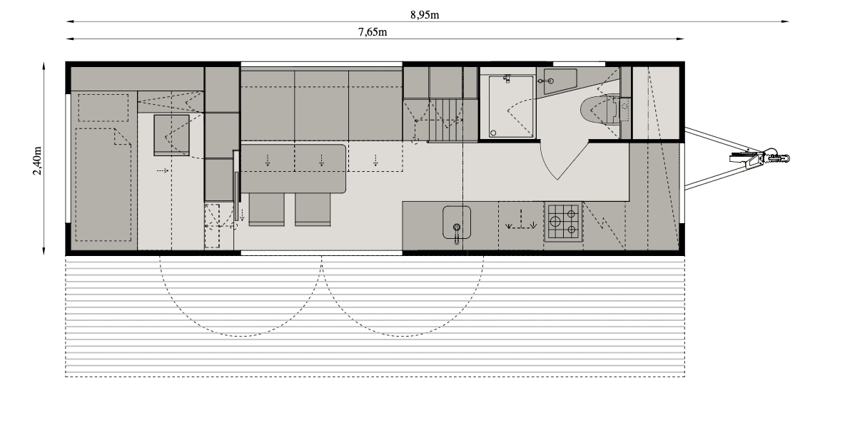 Hut 2+1 od Mobile Hut Hut 2+1 5