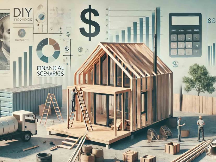 Finanční scénáře při výstavbě tiny house svépomocí