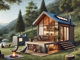 Tiny house na víkendy v přírodě