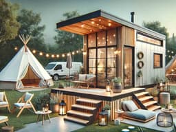 Tiny house na podnikání, glamping, pronájmy nebo investici