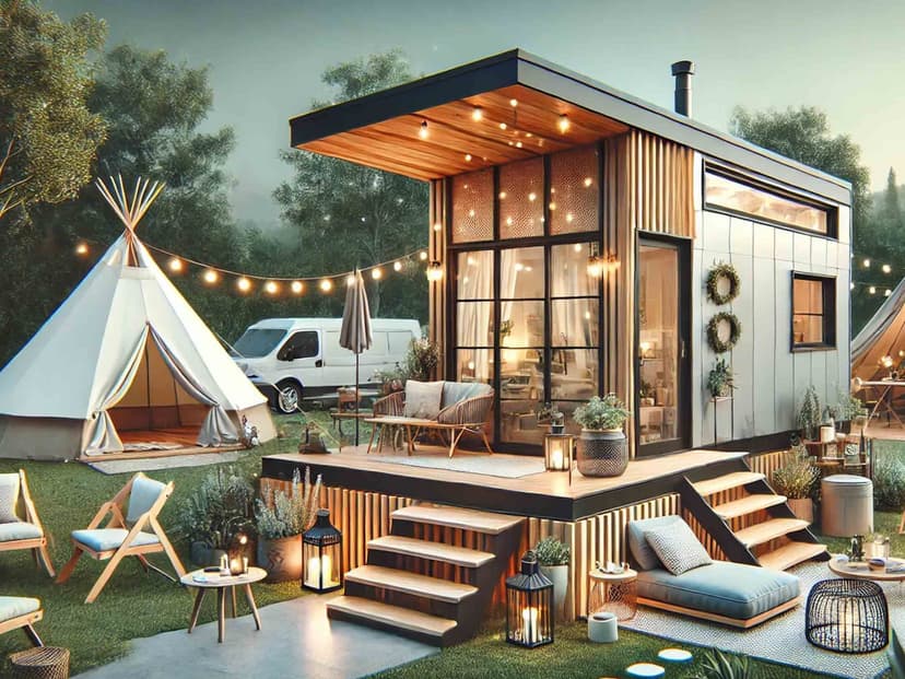 Tiny house na podnikání, glamping, pronájmy nebo investici