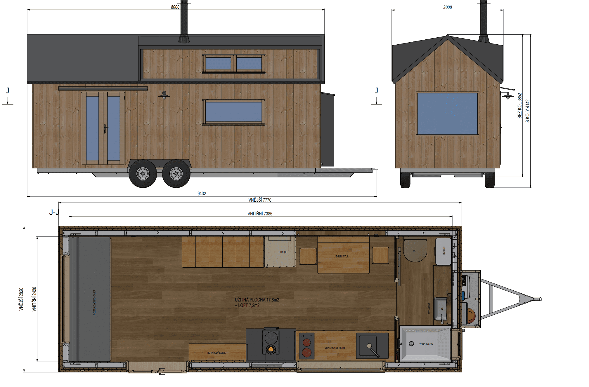 Poutník od Tiny Home Poutník 5