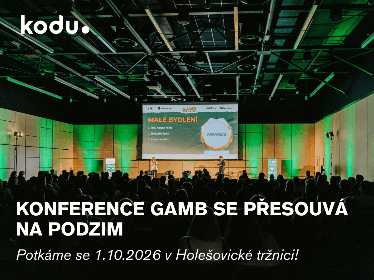 Konference GAMB 2026 se přesouvá na podzim. Chceme vám nabídnout ještě silnější program a víc praxe