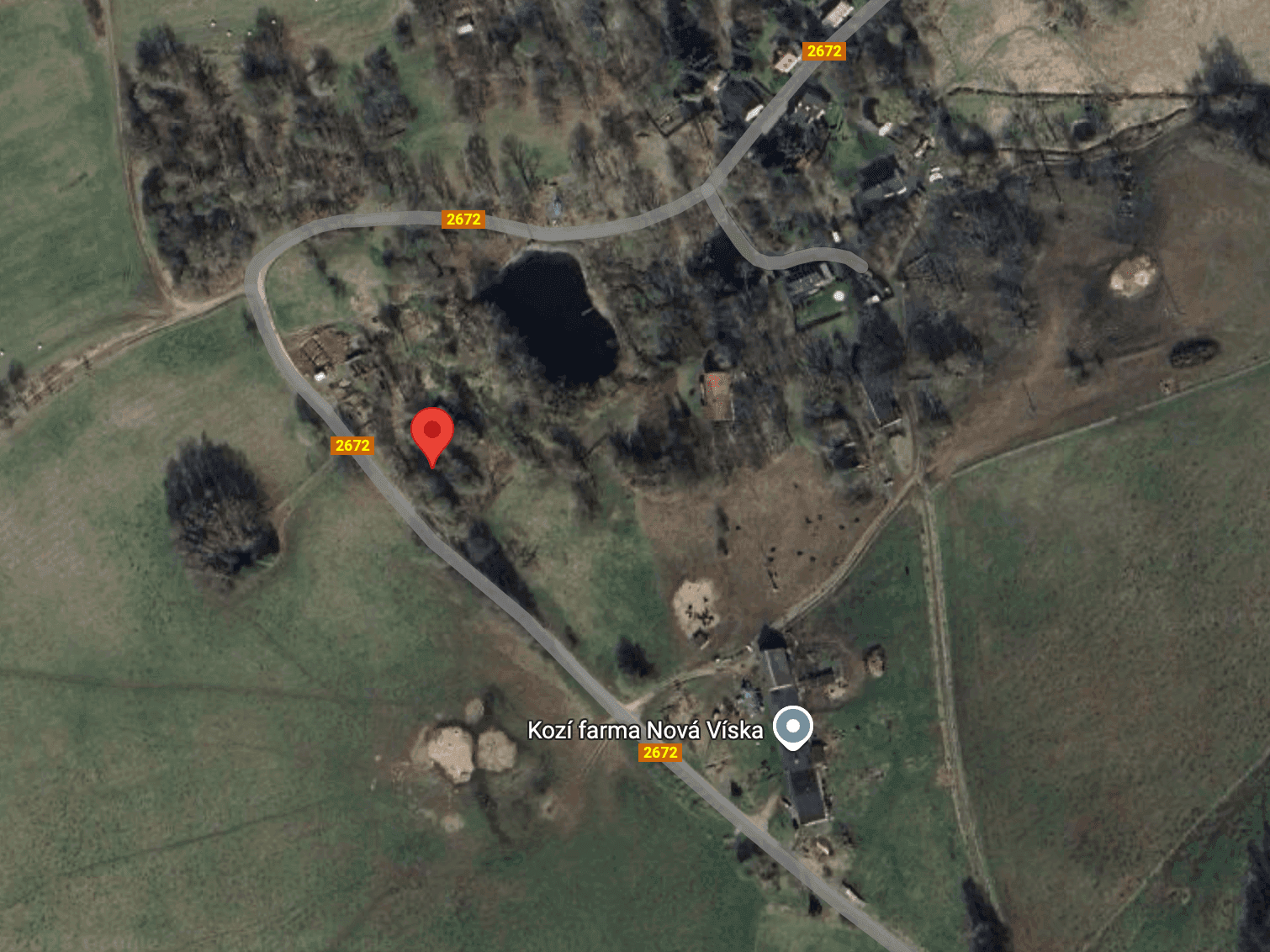 Pozemek 🌿 Pronájem části stavebního pozemku v Nové Vísce Pozemek 🌿 Pronájem části stavebního pozemku v Nové Vísce