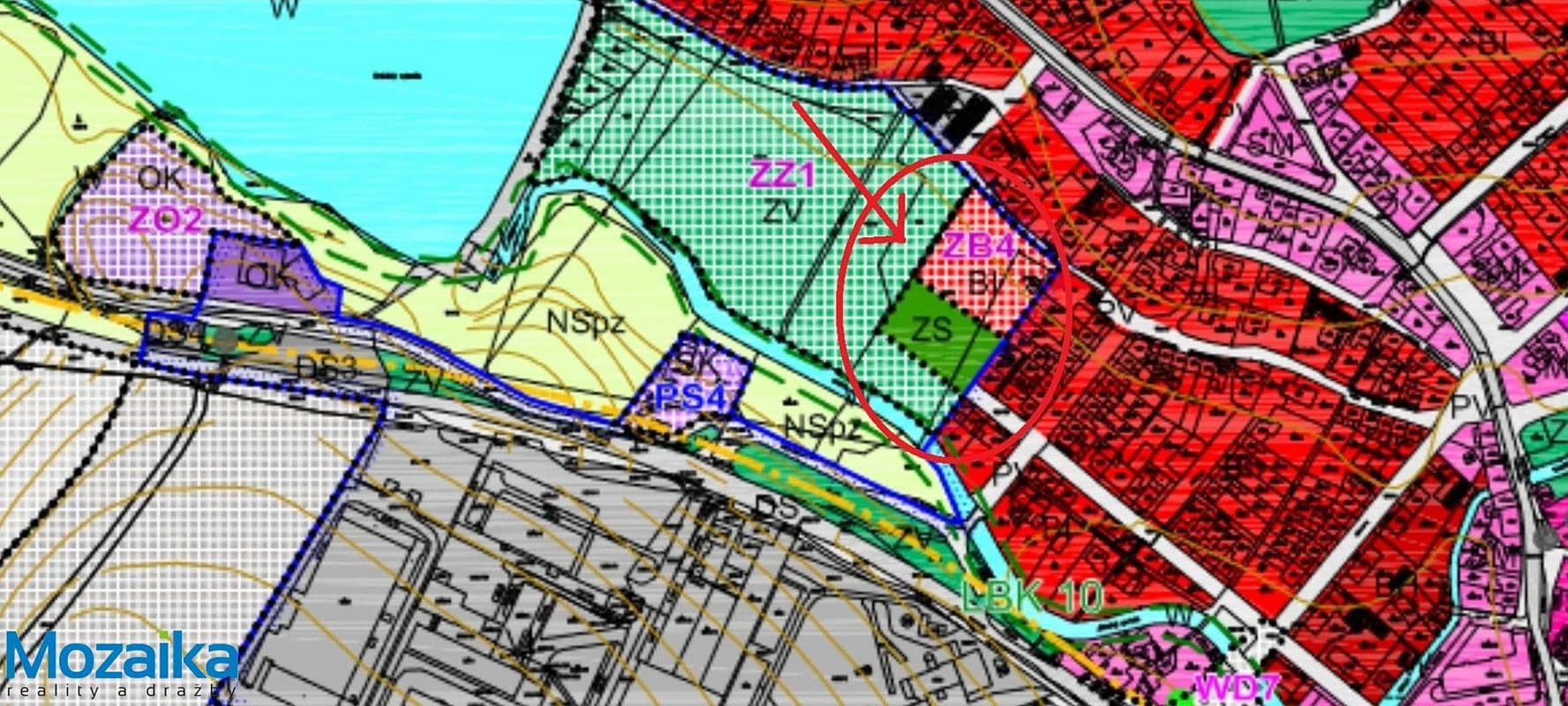 Pozemek Prodej stavebního pozemku 4 004 m² Pozemek Prodej stavebního pozemku 4 004 m²