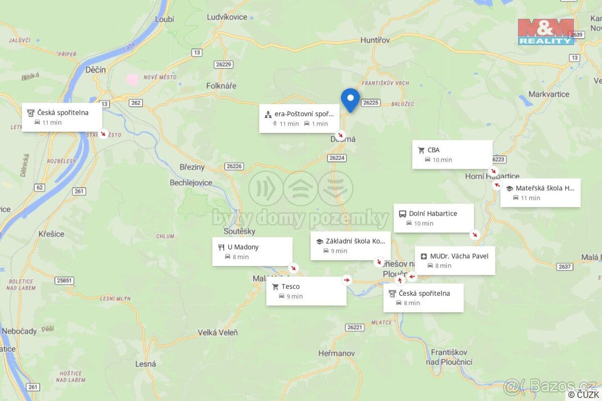 Pozemek Prodej pozemku k bydlení, 1014 m², Dobrná - Děčín | Bazoš.cz Pozemek Prodej pozemku k bydlení, 1014 m², Dobrná - Děčín | Bazoš.cz