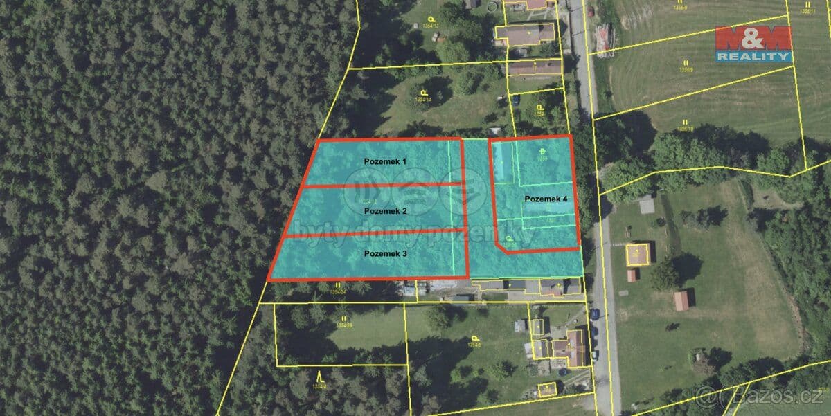 Pozemek Prodej pozemku k bydlení, 1000 m², Jesenice - Příbram | Bazoš.cz Pozemek Prodej pozemku k bydlení, 1000 m², Jesenice - Příbram | Bazoš.cz