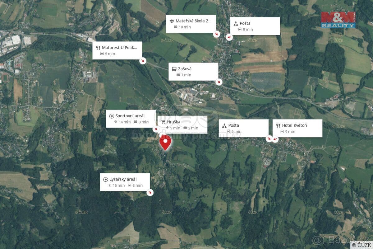 Pozemek Prodej pozemku k bydlení, 1144 m², Zašová, část Veselá - Vsetín | Bazoš.cz Pozemek Prodej pozemku k bydlení, 1144 m², Zašová, část Veselá - Vsetín | Bazoš.cz