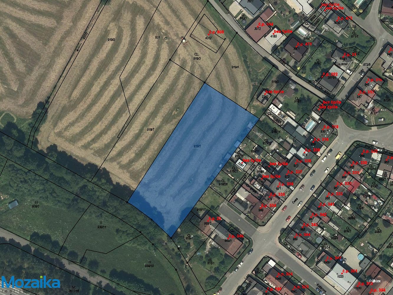 Pozemek Prodej stavebního pozemku 4 004 m² Pozemek Prodej stavebního pozemku 4 004 m²