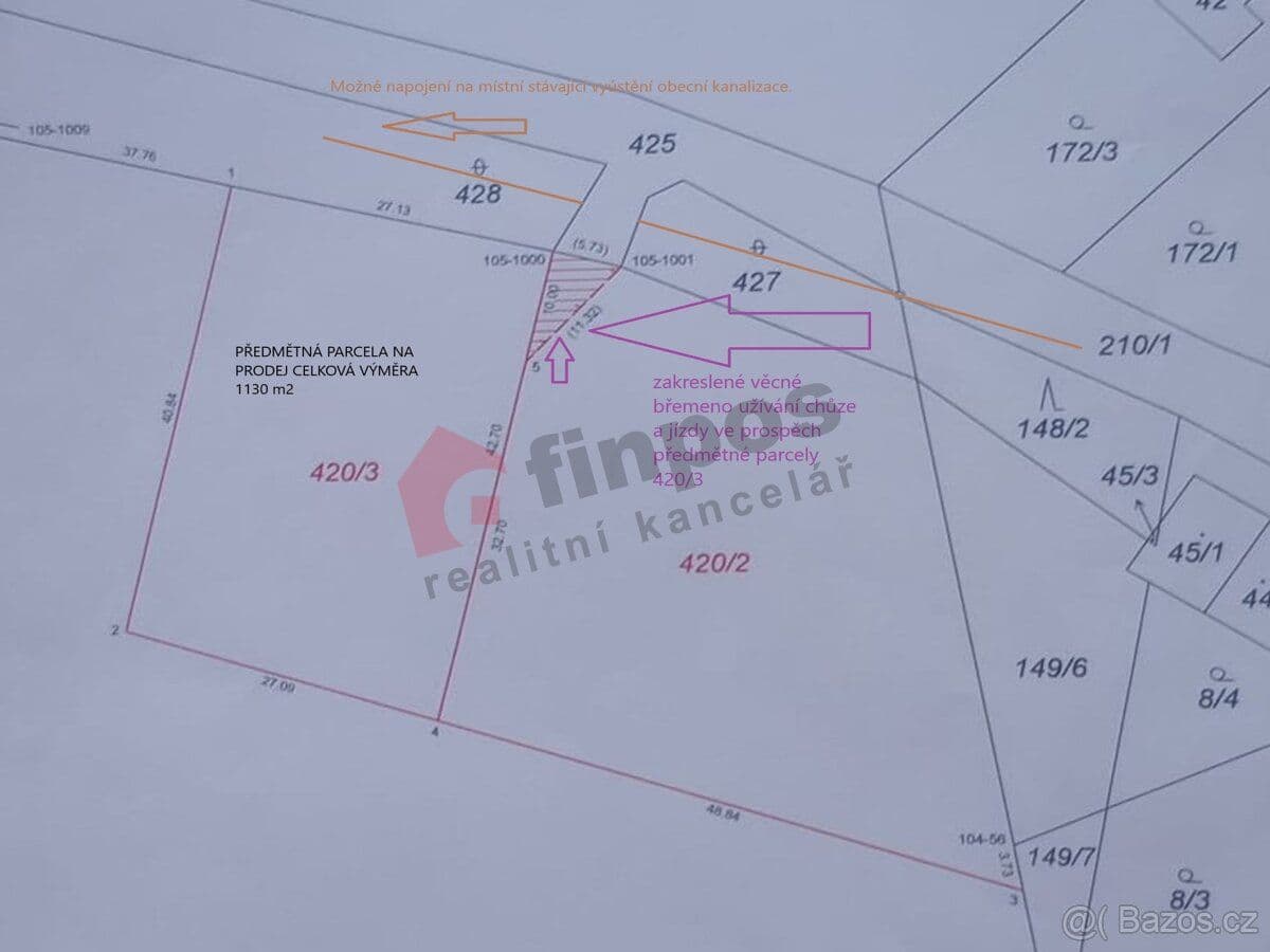Pozemek Stavební pozemek 1130 m2 Podolí u Ratibořských hor - Tábor | Bazoš.cz Pozemek Stavební pozemek 1130 m2 Podolí u Ratibořských hor - Tábor | Bazoš.cz