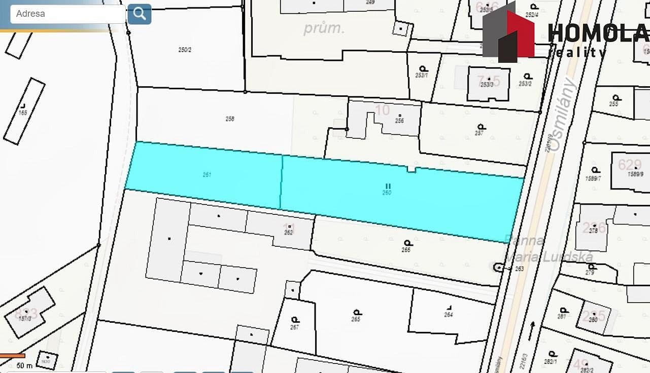 Pozemek Prodej stavebního pozemku 2 386 m² Pozemek Prodej stavebního pozemku 2 386 m²