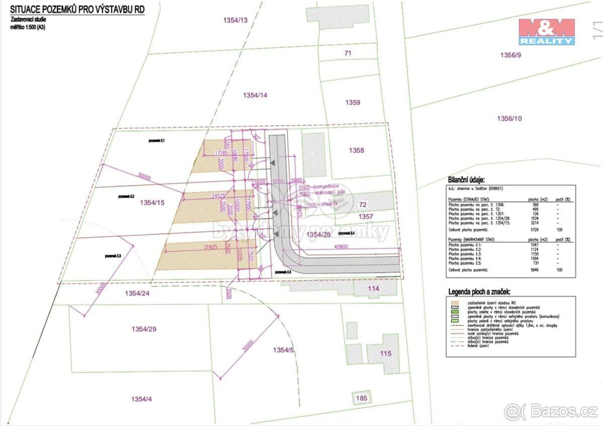 Pozemek Prodej pozemku k bydlení, 1000 m², Jesenice - Příbram | Bazoš.cz Pozemek Prodej pozemku k bydlení, 1000 m², Jesenice - Příbram | Bazoš.cz