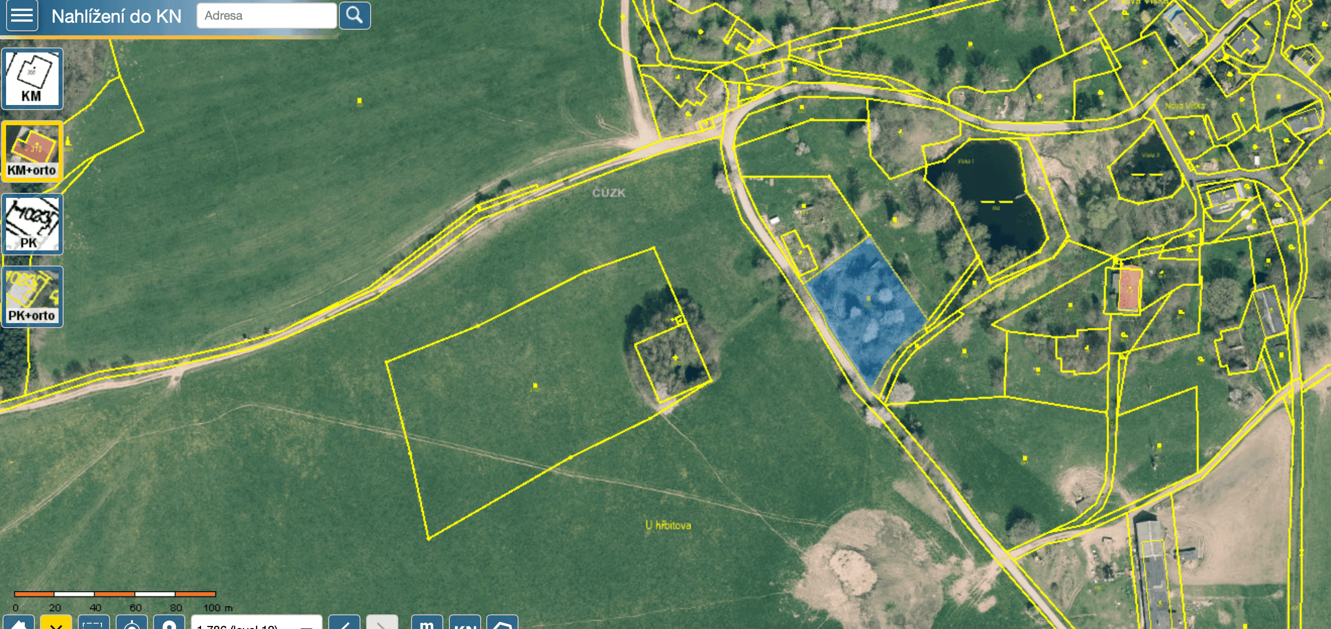 Pozemek 🌿 Pronájem části stavebního pozemku v Nové Vísce Pozemek 🌿 Pronájem části stavebního pozemku v Nové Vísce